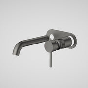 Caroma Liano II 175mm Wall Basin / Bath Trim Kit (Round Cover Plate), Gunmetal