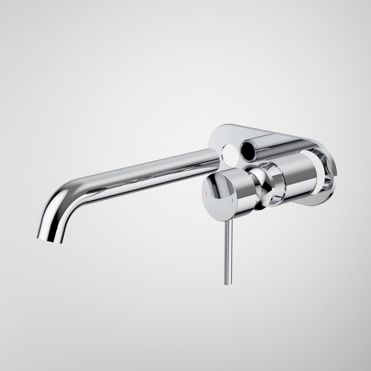 Caroma Liano II 210mm Wall Basin / Bath Trim Kit (Round Cover Plate), Chrome
