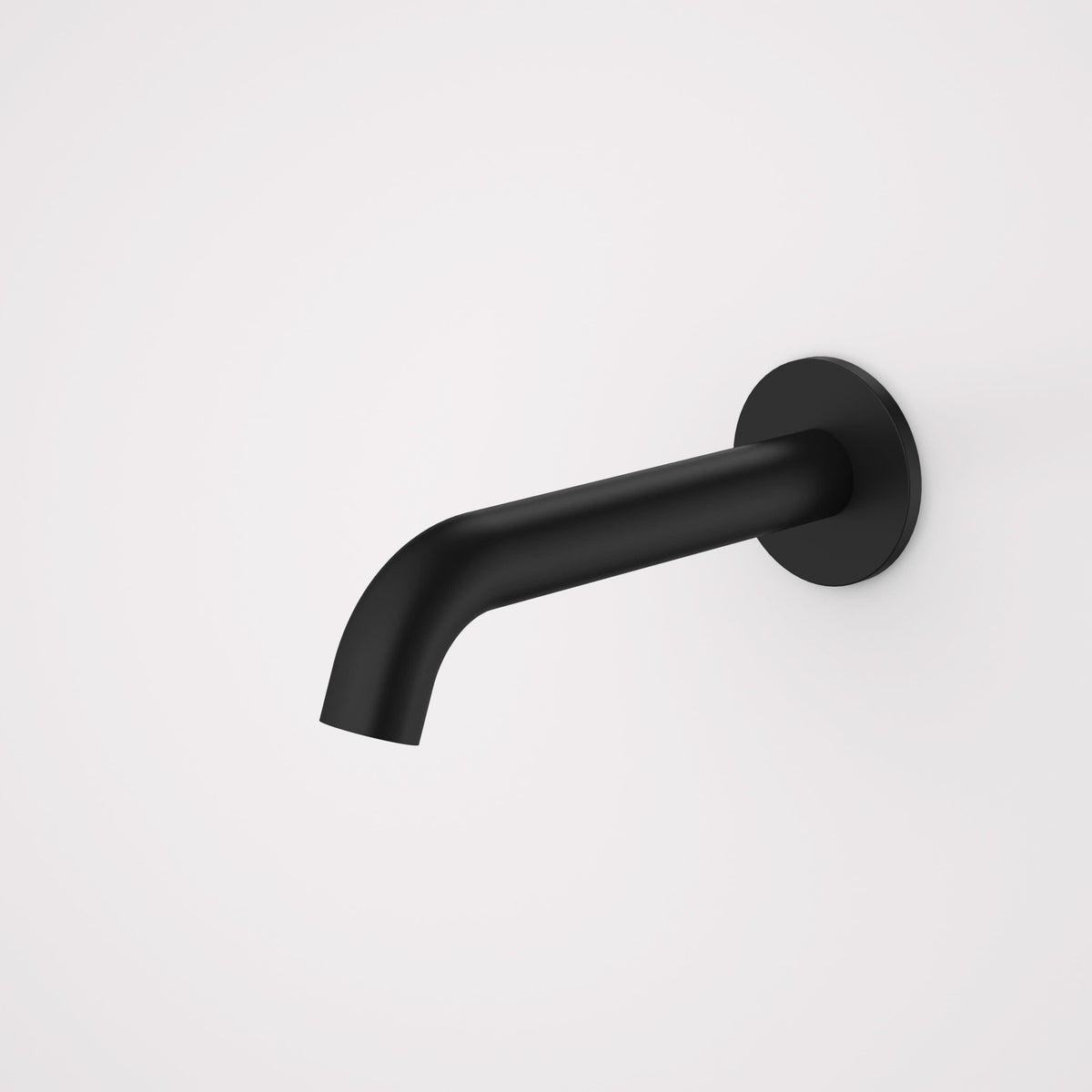 Caroma Liano II 175mm Basin / Bath Outlet (Round Cover Plate), Matte Black