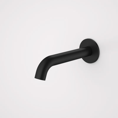 Caroma Liano II 175mm Basin / Bath Outlet (Round Cover Plate), Matte Black