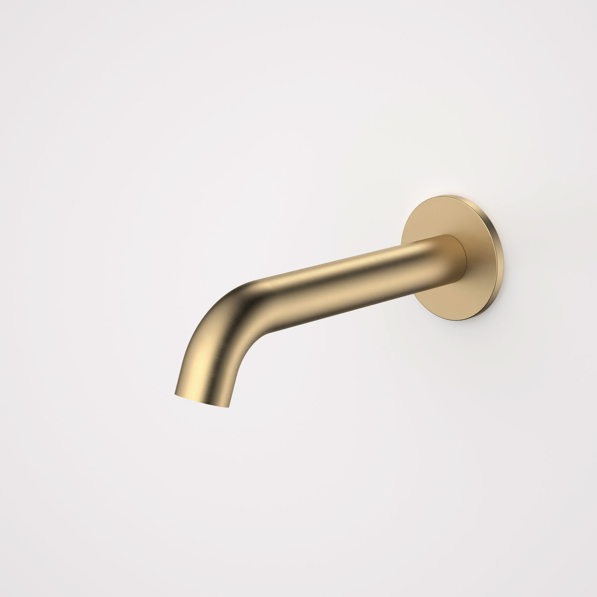 Caroma Liano II 175mm Basin / Bath Outlet (Round Cover Plate), Brushed Brass