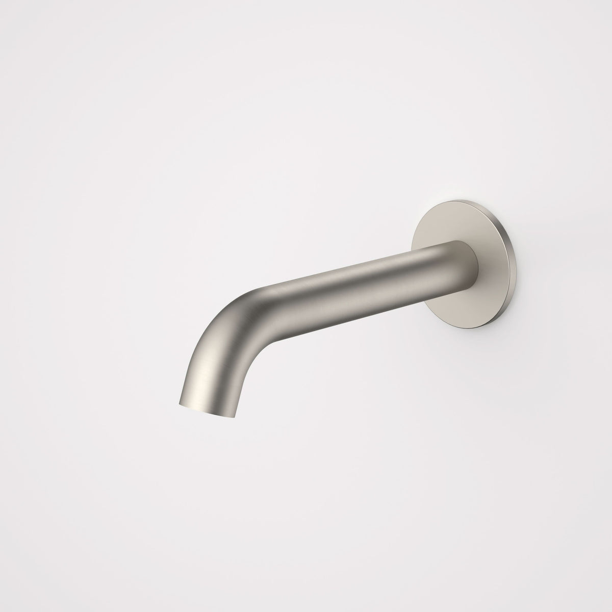 Caroma Liano II 175mm Basin / Bath Outlet (Round Cover Plate), Brushed Nickel