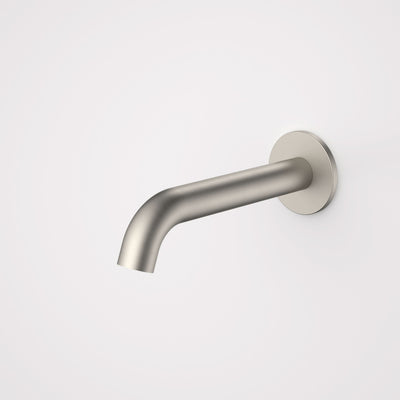 Caroma Liano II 175mm Basin / Bath Outlet (Round Cover Plate), Brushed Nickel