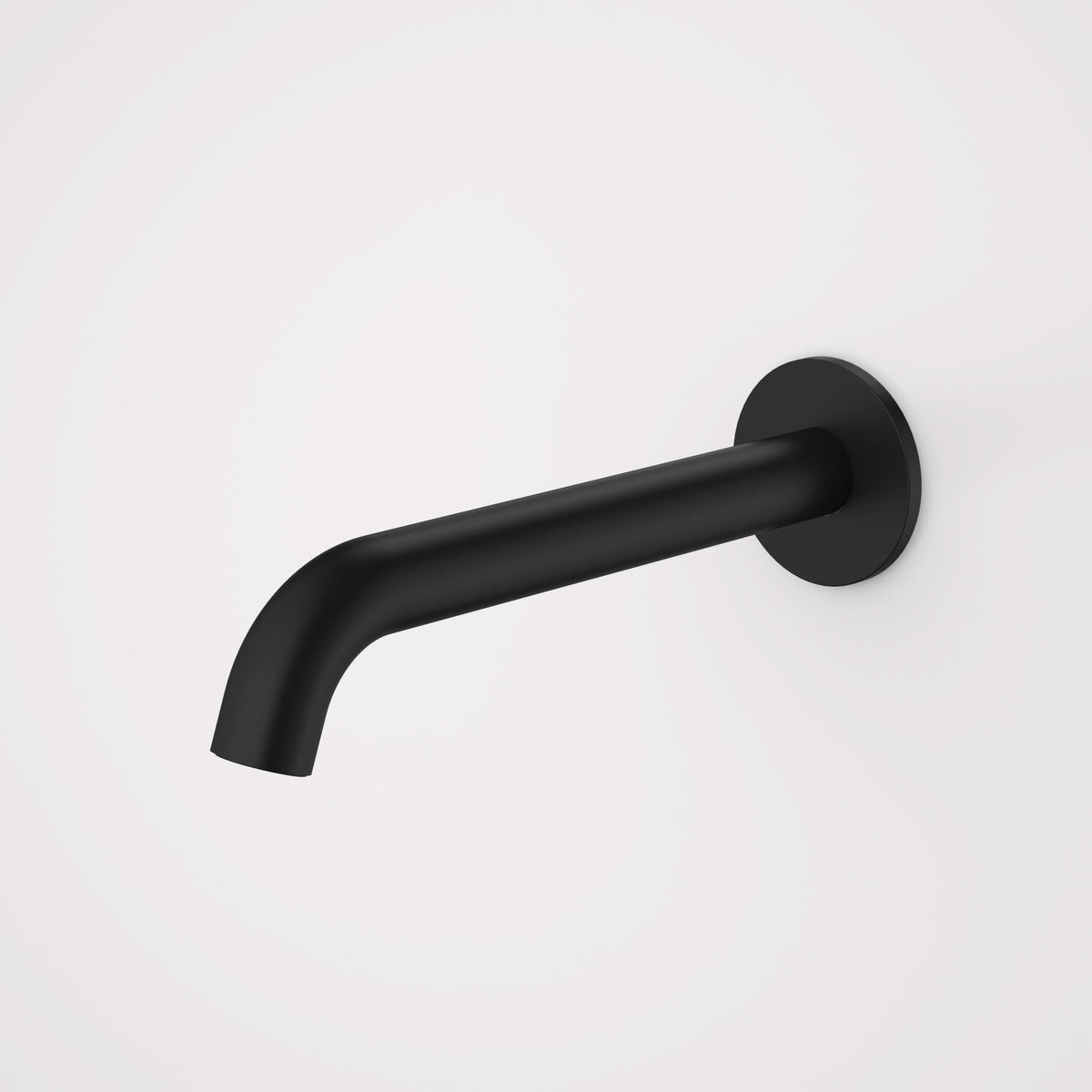 Caroma Liano II 210mm Basin / Bath Outlet (Round Cover Plate), Matte Black