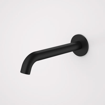Caroma Liano II 210mm Basin / Bath Outlet (Round Cover Plate), Matte Black
