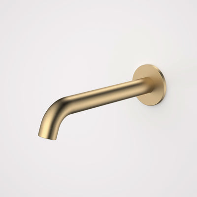 Caroma Liano II 210mm Basin / Bath Outlet (Round Cover Plate), Brushed Brass