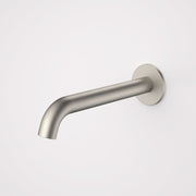 Caroma Liano II 210mm Basin / Bath Outlet (Round Cover Plate), Brushed Nickel