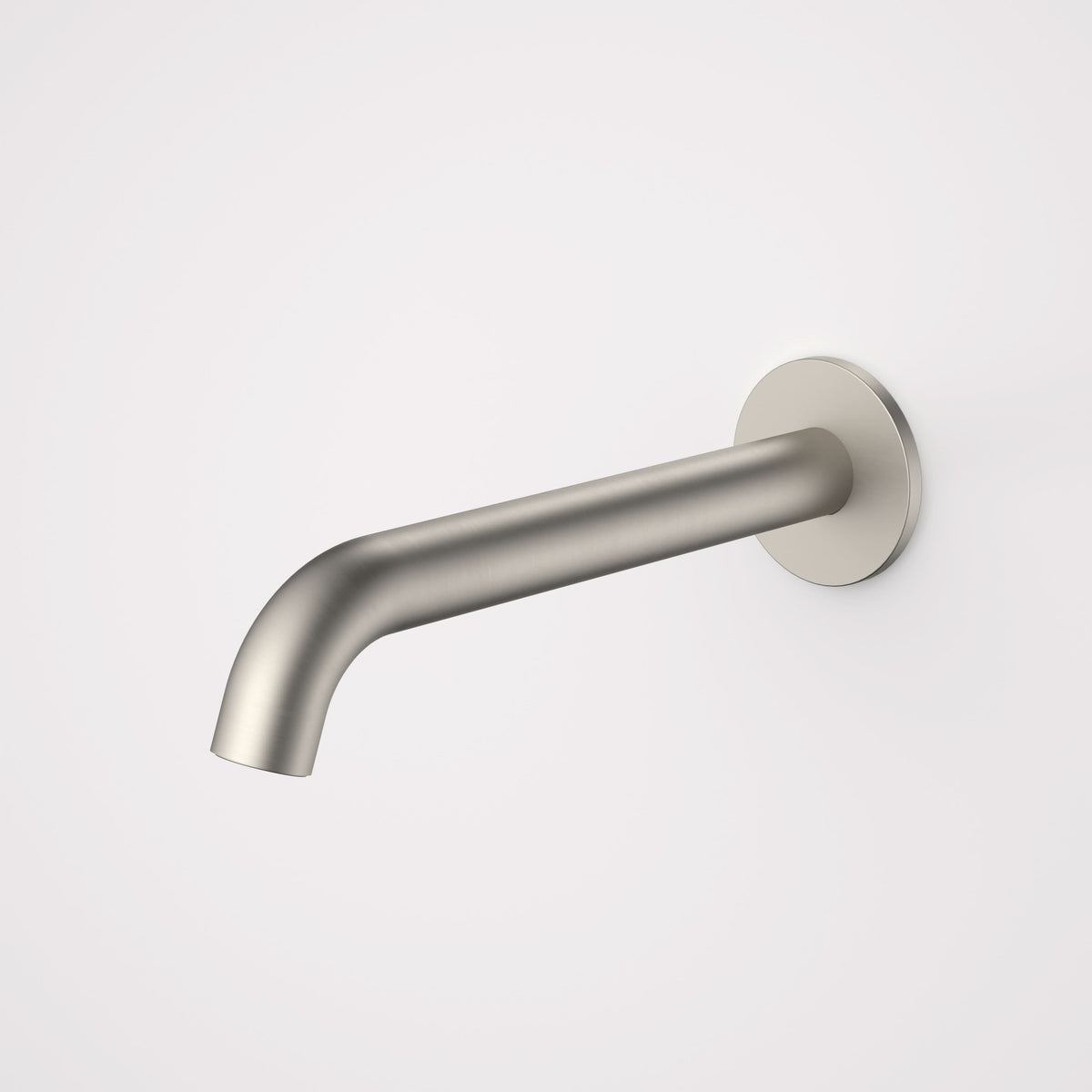 Caroma Liano II 210mm Basin / Bath Outlet (Round Cover Plate), Brushed Nickel