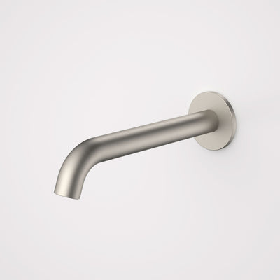 Caroma Liano II 210mm Basin / Bath Outlet (Round Cover Plate), Brushed Nickel