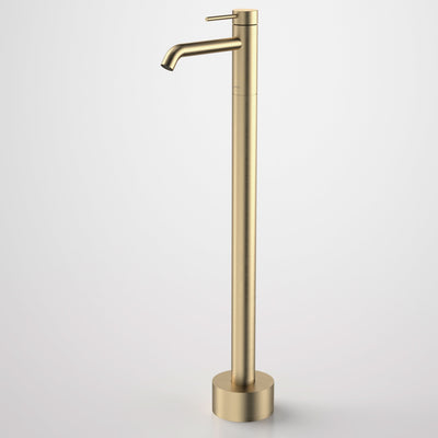 Caroma Liano II Freestanding Bath Filler, Brushed Brass