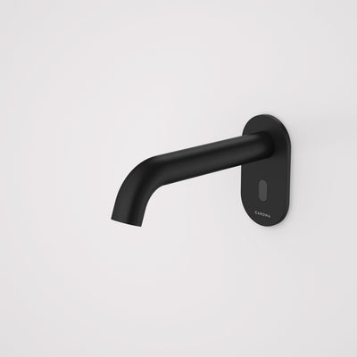 Caroma Liano II Sensor 175mm Wall Outlet Kit, Matte Black
