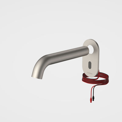 Caroma Liano II Sensor 175mm Wall Outlet Tap - Trim Only, Brushed Nickel