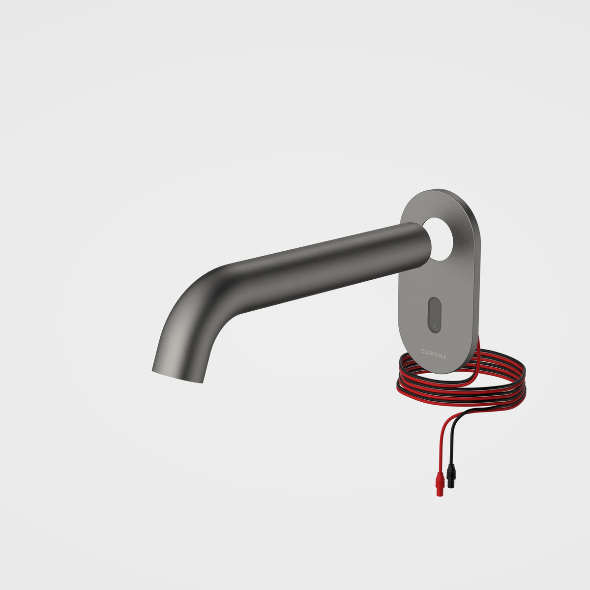 Caroma Liano II Sensor 175mm Wall Outlet Tap - Trim Only, Gun Metal Grey