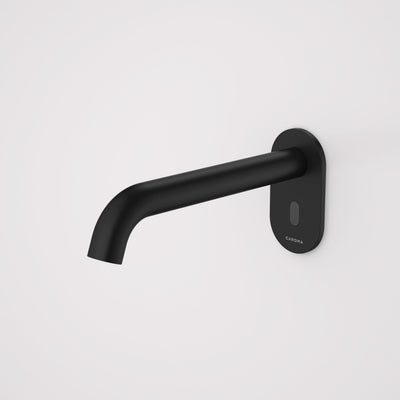 Caroma Liano II Sensor 210mm Wall Outlet Kit, Matte Black