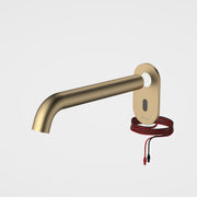 Caroma Liano II Sensor 210mm Wall Outlet Tap - Trim Only, Brushed Brass