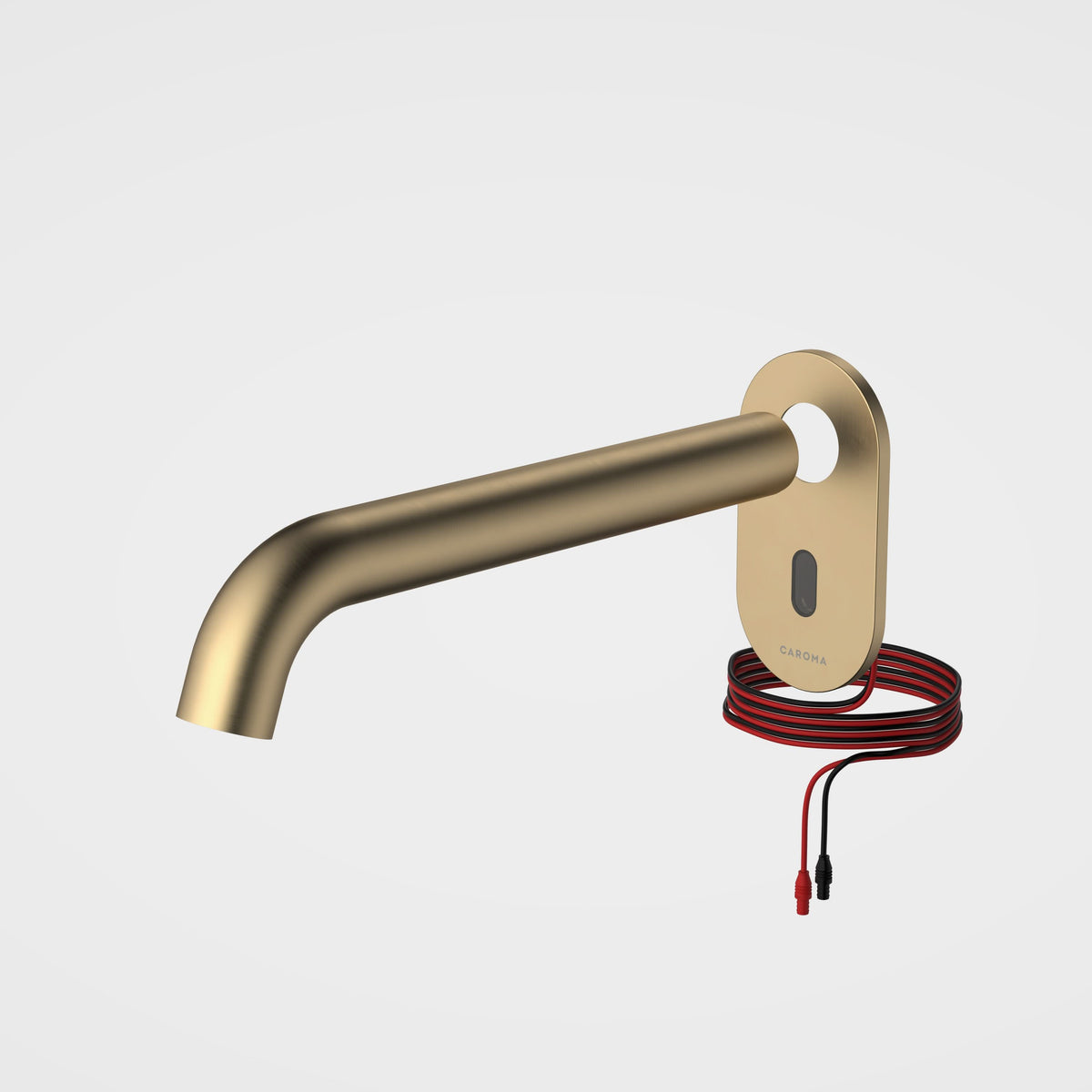 Caroma Liano II Sensor 210mm Wall Outlet Tap - Trim Only, Brushed Brass