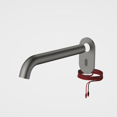 Caroma Liano II Sensor 210mm Wall Outlet Tap - Trim Only, Gun Metal Grey