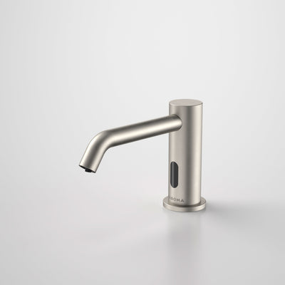 Caroma Liano II – Sensor Hob Mounted Soap Dispenser, Brushed Nickel