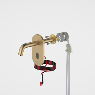Caroma Liano II – Sensor Wall Mounted Soap Dispenser – Trim Only, Brushed Brass