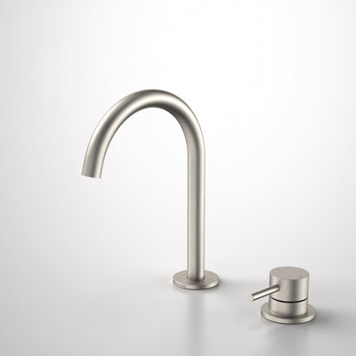 Caroma Liano II Hob Basin Mixer Set 160mm - Lead Free, Brushed Nickel