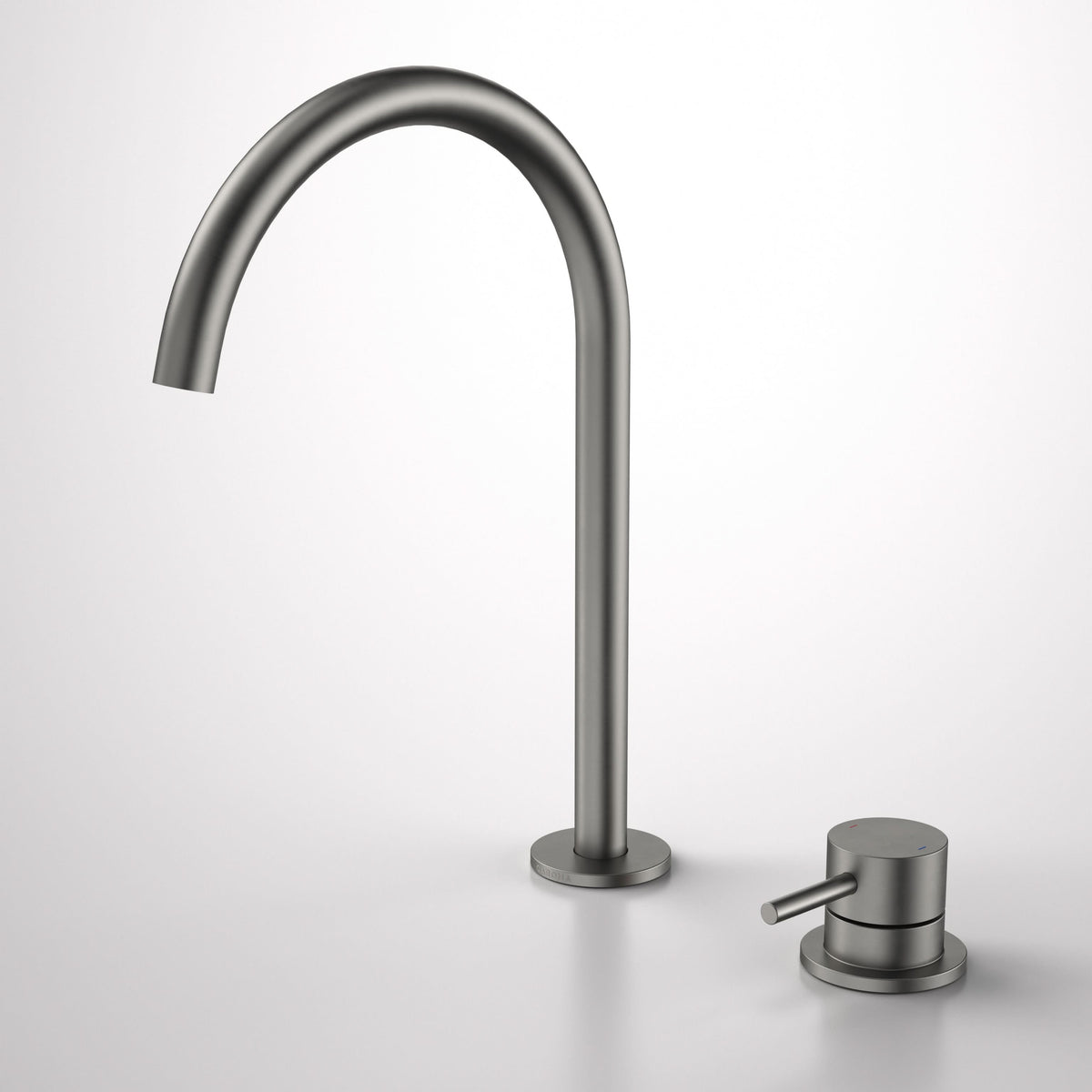 Caroma Liano II Hob Basin/Sink Mixer Set 200mm - Lead Free, Gun Metal Grey