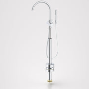 Caroma Liano II Freestanding Bath Filler with Hand Shower - Trim Kit, Chrome