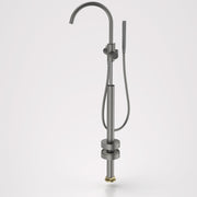 Caroma Liano II Freestanding Bath Filler with Hand Shower - Trim Kit, Gunmetal