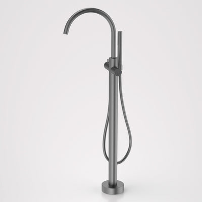 Caroma Liano II Freestanding Bath Filler with Hand Shower - Sales Kit, Gunmetal