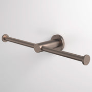 Caroma Liano II Double Toilet Roll Holder, Brushed Bronze