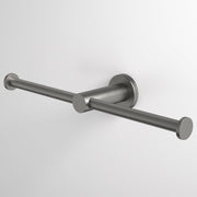 Caroma Liano II Double Toilet Roll Holder, Gunmetal