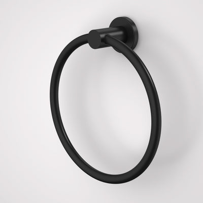 Caroma Liano II Towel Ring, Matte Black