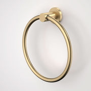 Caroma Liano II Towel Ring, Brushed Brass