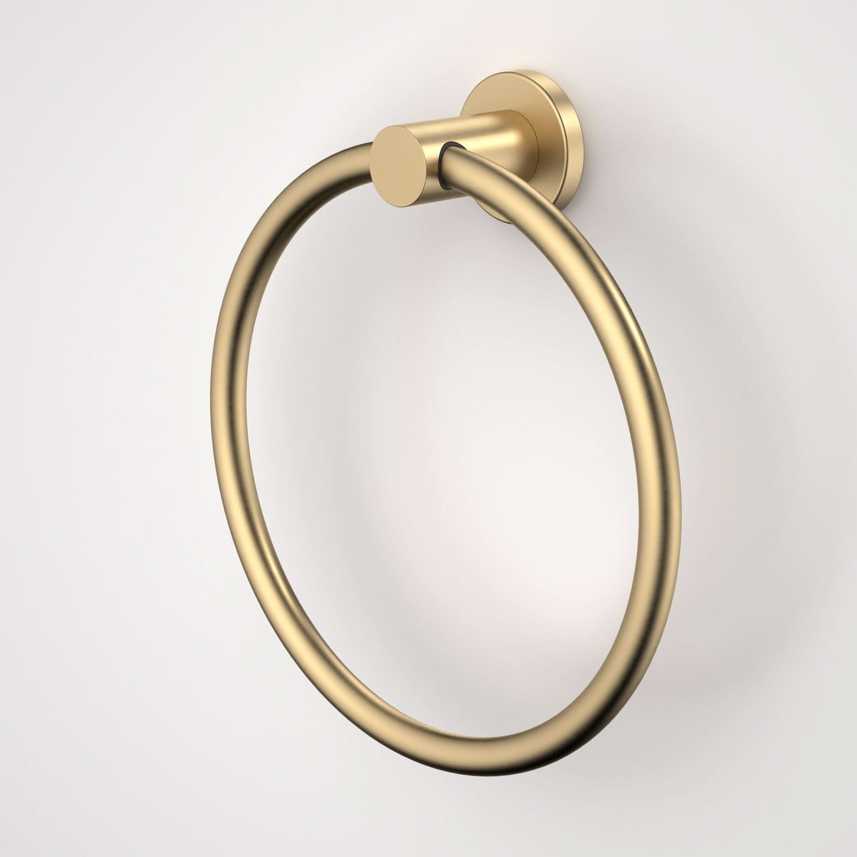Caroma Liano II Towel Ring, Brushed Brass