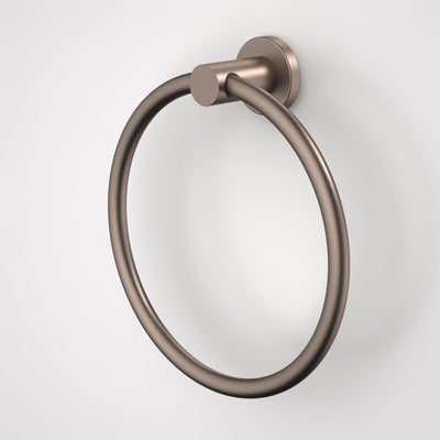 Caroma Liano II Towel Ring, Brushed Bronze