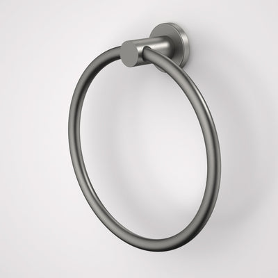 Caroma Liano II Towel Ring, Gunmetal