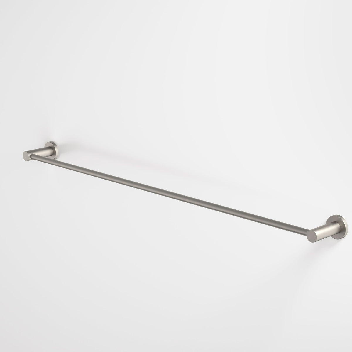 Caroma Liano II Single Towel Rail 840mm, Brushed Nickel