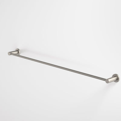 Caroma Liano II Single Towel Rail 840mm, Brushed Nickel