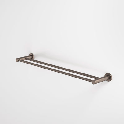 Caroma Liano II Double Towel Rail 640mm, Brushed Bronze