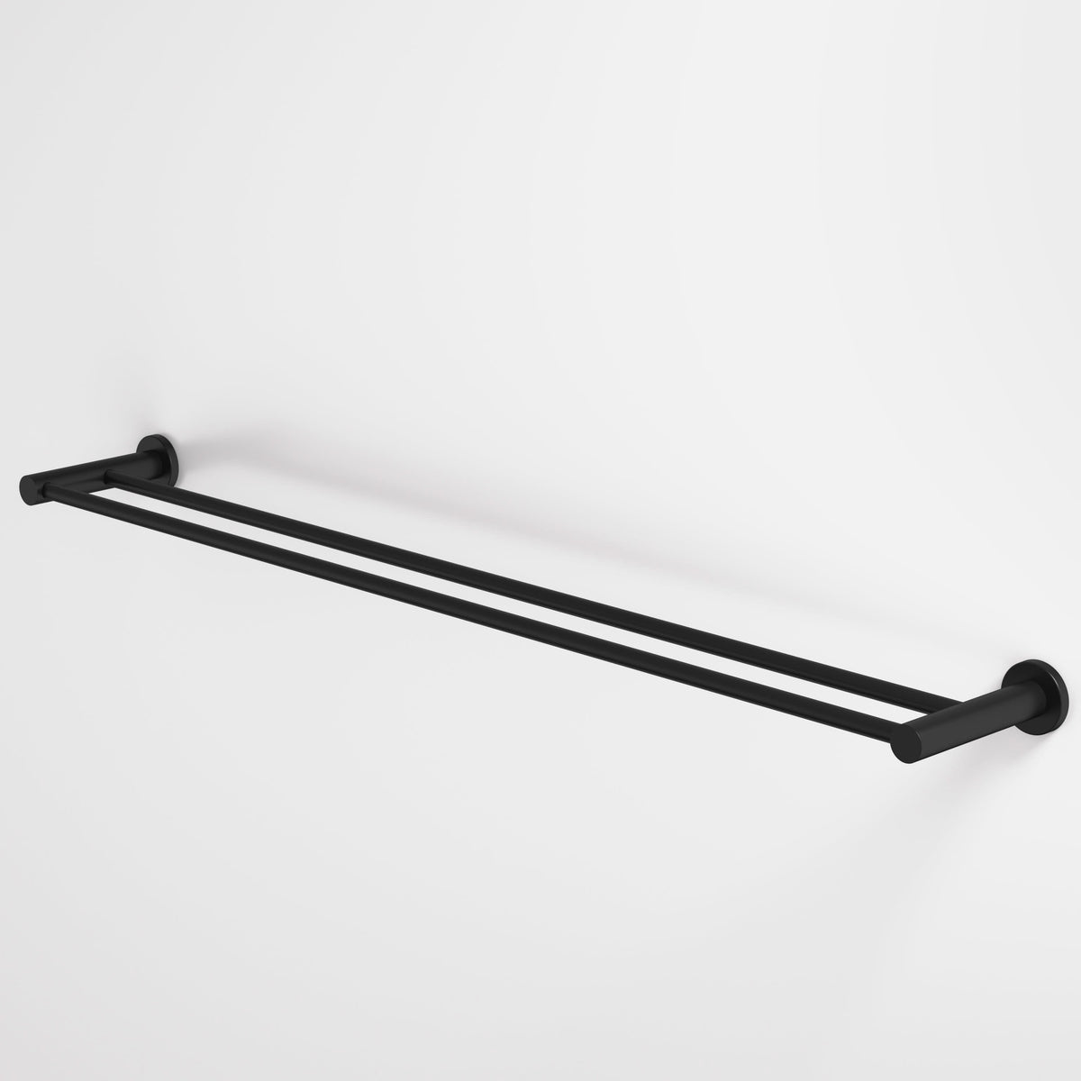Caroma Liano II Double Towel Rail 840mm, Matte Black