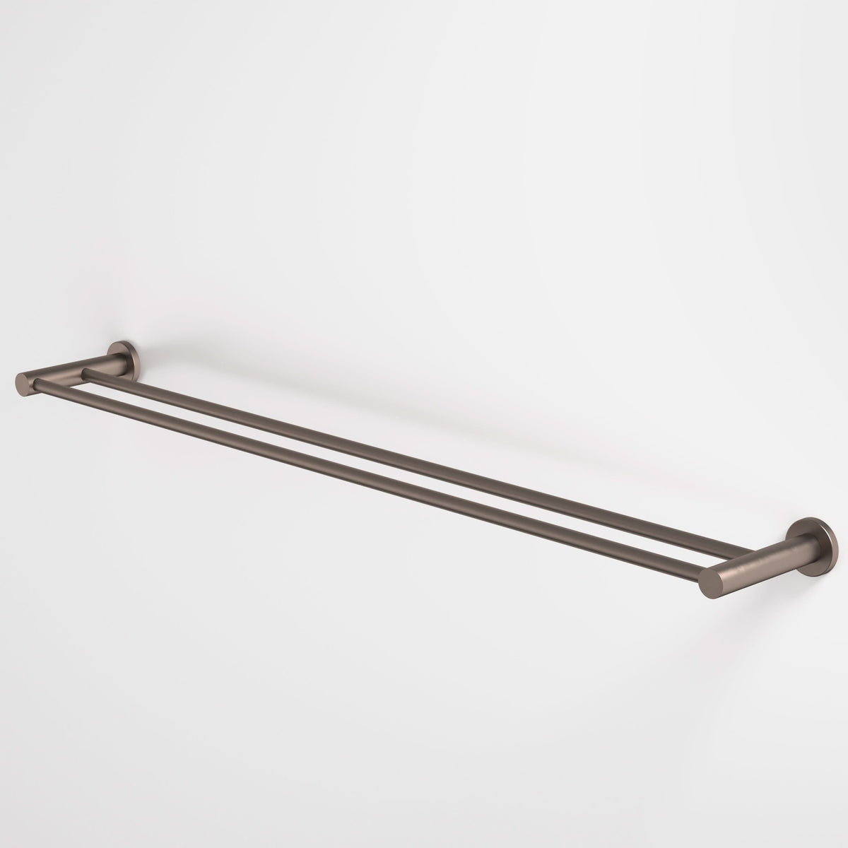 Caroma Liano II Double Towel Rail 840mm, Brushed Bronze