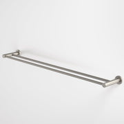 Caroma Liano II Double Towel Rail 840mm, Brushed Nickel