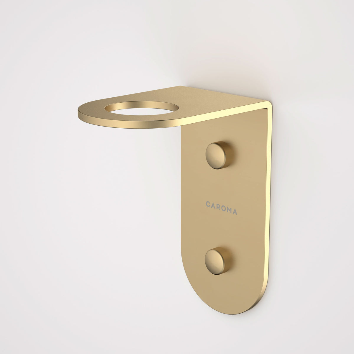 Caroma Liano II Soap Bottle Holder, Brushed Brass