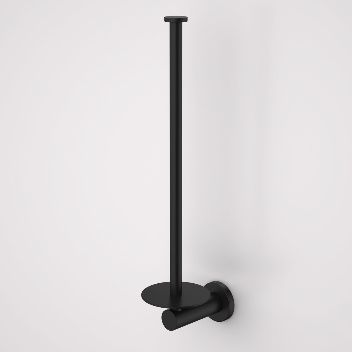 Caroma Liano II Spare Toilet Roll Holder, Matte Black