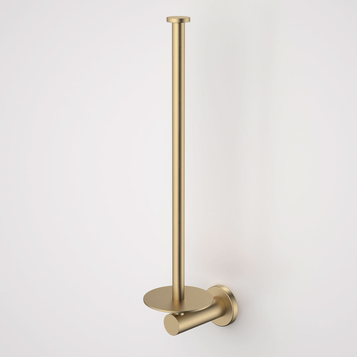 Caroma Liano II Spare Toilet Roll Holder, Brushed Brass