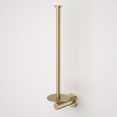 Caroma Liano II Spare Toilet Roll Holder, Brushed Brass