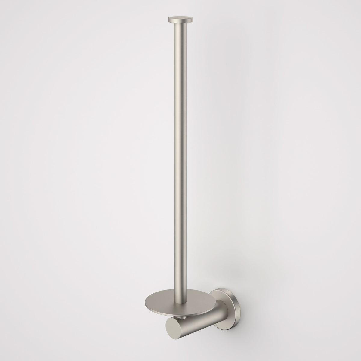 Caroma Liano II Spare Toilet Roll Holder, Brushed Nickel