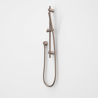 Caroma Liano II 3 Function Microphone Rail Shower, Brushed Bronze