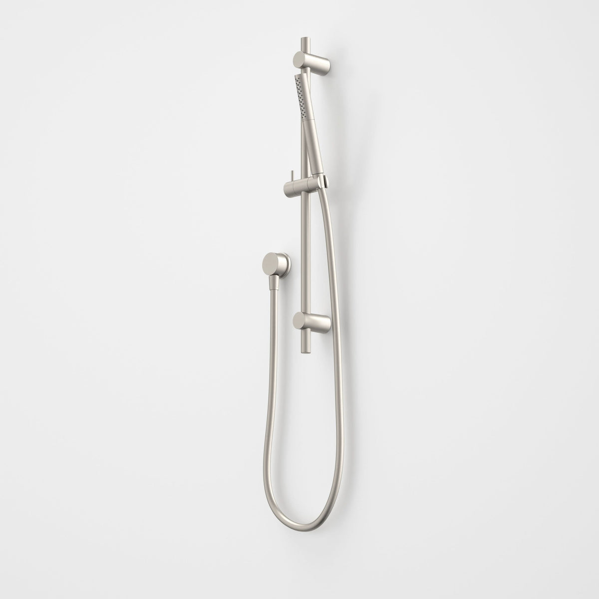 Caroma Liano II 3 Function Microphone Rail Shower, Brushed Nickel