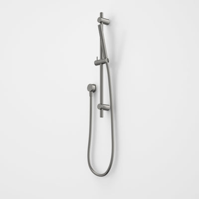 Caroma Liano II 3 Function Microphone Rail Shower, Gunmetal
