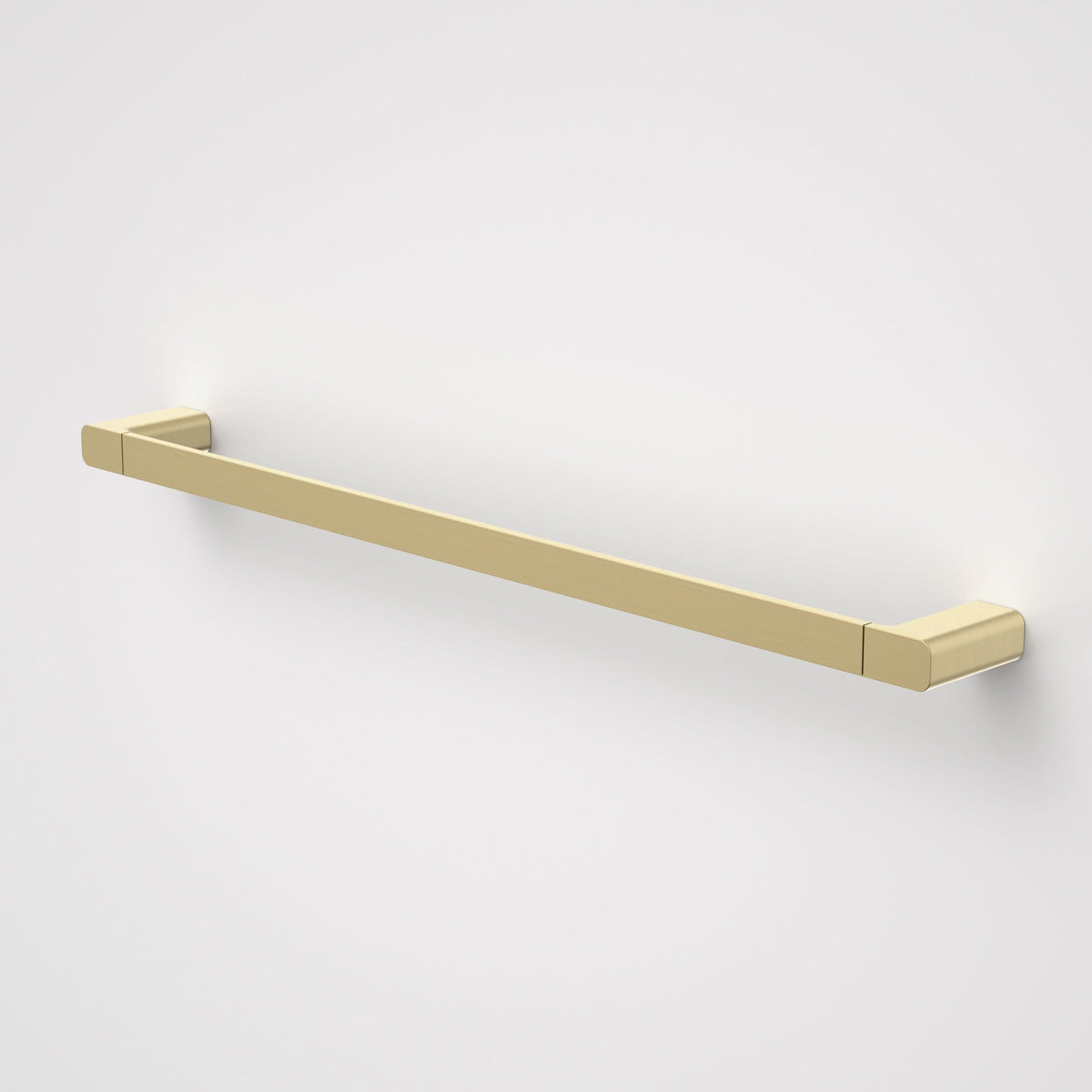 Caroma Luna Single Towel Rail 630mm, Brushed Brass